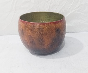 Round Metal Planter <b>Pot</b> Gradient Finish Decorative Indoor Outdoor Flower <b>Pot</b> Modern Metal Planter Bowl Garden Planter Home Decor - Product Image 2