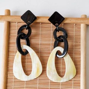ต่างหูเขาควายออกแบบทำมือหรูหราคริสตัลเครื่องประดับแฟชั่น - Product Image 1