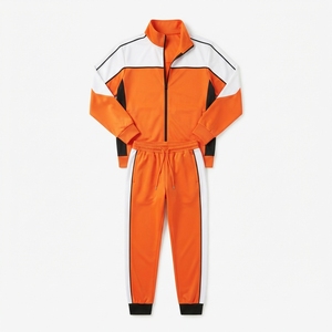 Chaqueta Deportiva de Tres Tonos al Por Mayor OEM, 300 GSM, Felpa Francesa, Ropa Casual Urbana, Traje con Logotipo Personalizado - Product Image 6