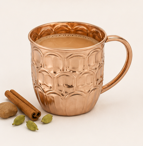 Tendance : Tasse Moscow Mule en Cuivre Massif Pur, Faite à la Main, Martelée, Qualité Supérieure, pour Bar et Restaurant, Personnalisable avec Logo - Product Image 4
