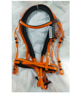 BLUHORSE BH-1053 Brida para Caballo de PVC de Alta Calidad, 100% Impermeable, con Riendas de Goma y Hebillas de Acero Inoxidable, Personalizable - Product Image 1