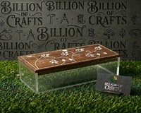 Boîte-cadeau rectangulaire en bois gravée sur mesure pour le Ramadan, pour chocolats, mithai, dattes et fruits secs assortis pour l'Aïd