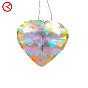 Décoration en nid d'abeille en forme de coeur décoration fête irisée - Product Image 3