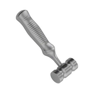 Maillet manuel allemand en acier inoxydable 660g avec tête en caoutchouc, poignée ergonomique, instruments chirurgicaux orthopédiques pour os par Dentavex - Product Image 3