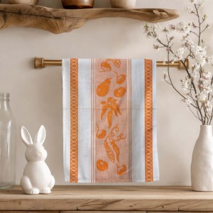 Serviettes de cuisine en coton rayé 100% coton, tissées, rectangulaires, écologiques, pour usage en cuisine - Product Image 4