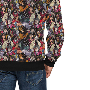 Sweat à capuche zippé pour homme à manches longues, personnalisable, style streetwear, avec impression par sublimation sur tissu polaire confortable - Product Image 4