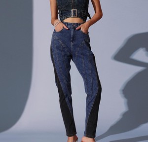 Jeans OEM para Mujer, Corte Mom Fit, Pantalones de Mezclilla de Algodón Suave, Estilo Retro Urbano para Boutique de Moda, Bajo MOQ - Product Image 3