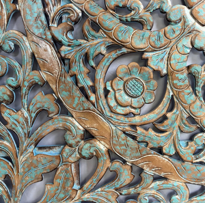 Mid-Century Modern Solid Teak Wood Platform Wall Bed Frame Queen King Size Fluted Storage Drawers Hand Carved Eco-Friendly - Product Image 5