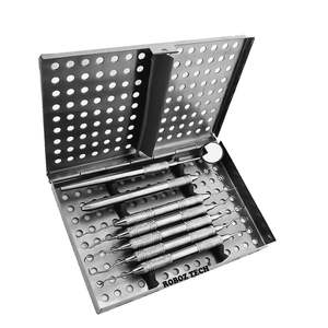 ชุดเครื่องมือทำความสะอาดฟันคุณภาพสูง 7 ชิ้น ชุดอุปกรณ์พรีเมียม CE ISO 9001 RTSIC โดย Dentavex - Product Image 6