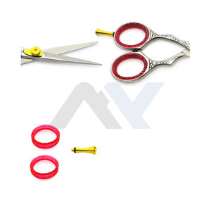 Tijeras de peluquería personalizadas con mango elegante para barbería, tijeras de corte de pelo para salón, tijeras de peluquería con logo regular - Product Image 3