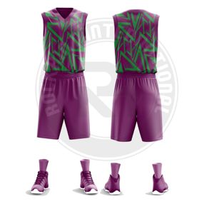 Uniforme de basket-ball de compétition en polyester, respirant, résistant et confortable, idéal pour les matchs et l'entraînement en équipe - Product Image 4