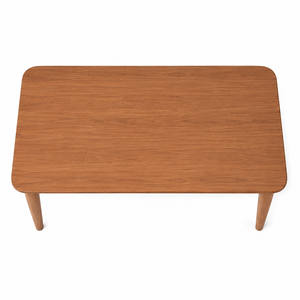 Table à manger moderne en teck massif, écologique, 6 places, rectangulaire, scandinave, fabriquée à la main pour la maison, le restaurant, l'hôtel - Product Image 4