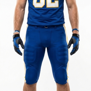 Uniformes de football américain personnalisés avec impression par sublimation, devant court, écologiques, 100% polyester, séchage rapide, respirants - Product Image 6