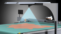 Máquina de Corte de Tela y Cuero con Cuchilla Oscilante CNC Digital de Tamaño Personalizado para la Industria Textil y del Calzado