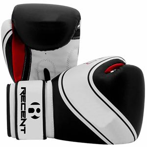Gants d'entraînement de boxe professionnels en cuir véritable avec sangle de poignet réglable, fermeture auto-agrippante, option logo personnalisé, pour le sparring - Product Image 2