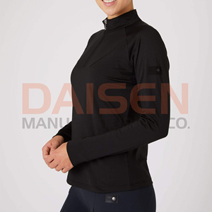 Women Flexible Riding Wear <b>Long</b> <b>Sleeve</b> Breathable Shirt Designed for Horse Riding Movement and Daily Training - Product Image 2