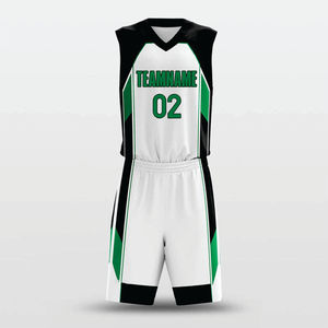 Nouveaux ensembles d'uniformes de basketball d'été 2026 de haute qualité, design imprimé, 100 % polyester respirant, manches courtes, personnalisables pour équipes adultes - Product Image 6