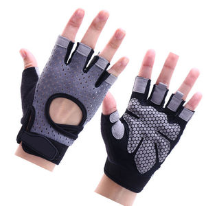 Guantes de Levantamiento de Pesas de Gamuza con Color y Logotipo Personalizables para Gimnasio, Ciclismo y Entrenamiento, Antideslizantes, Transpirables, Unisex, Precio al por Mayor - Product Image 1