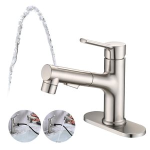 Robinet <span class=keywords><strong>de</strong></span> salle <span class=keywords><strong>de</strong></span> bain extractible en or brossé, mitigeur <span class=keywords><strong>de</strong></span> lavabo 3 modes avec douchette <span class=keywords><strong>fontaine</strong></span> <span class=keywords><strong>pour</strong></span> la rénovation <span class=keywords><strong>de</strong></span> lavabo moderne - Product Image 3