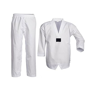 Prix de gros, uniforme de taekwondo unisexe de haute qualité, respirant à l'avant, séchage rapide, vente directe d'usine, durable, en coton personnalisé, tout compris - Product Image 2