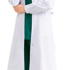 Professional Women's Nursing Scrub Lab Coat with Custom Logo OEM Wholesale High Quality Needle Detection & Seamless Fusing - Product Image 4