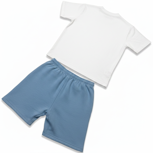 Conjunto Casual de Dos Piezas para Niños Aethelred, Camiseta de Manga Corta y Pantalones Cortos con Cordón, Ropa de Verano, Cuello Redondo, Corte Regular - Product Image 2