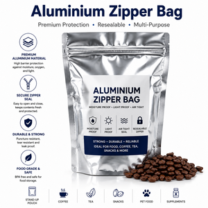 Bolsa con Cierre Hermético de Mylar y Aluminio Laminado, Resistente al Calor y a la Humedad, para Almacenamiento de Alimentos, Papas Fritas, de 1 a 5 Galones, Impresión por Grabado - Product Image 3