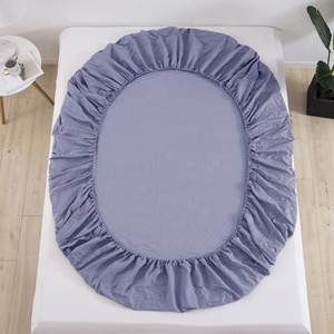 Juego de Sábanas de 4 Piezas, 100% Orgánicas, Ecológicas, de Color Liso, con Sábana Ajustable y 2 Fundas de Almohada - Product Image 4