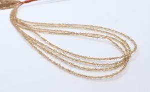 Perles de Diamant Naturel Herkimer Brun Clair, Pépites de Diamant Herkimer, Perles de Quartz Diamant Herkimer, Copeaux de Diamant Brun, Diamant Brun Brut - Product Image 2