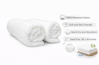 Serviette de Bain Blanche de Luxe 100% Coton 550 GSM, Ultra Douce et Épaisse, Idéale pour Hôtels, Spas, Complexes et Usage Domestique – Offre Spéciale