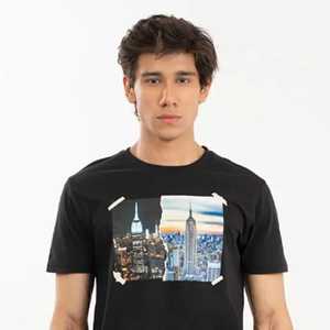 เสื้อยืดผู้ชายผ้าฝ้ายแท้ 100% พิมพ์ลายสกรีนตามสั่ง พร้อมโลโก้แบรนด์ของคุณเอง เสื้อยืดแขนสั้นผู้ชาย รุ่น 2026 - Product Image 5