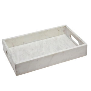 Bandeja Rectangular de Mármol Blanco Natural de Gran Calidad, Acabado Pulido, Ecológica, para Bodas, Hogar, Hotel, Precio de Fábrica, Decorativa - Product Image 5