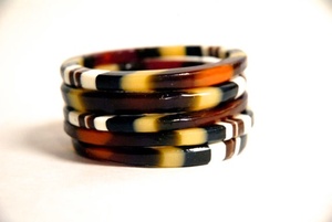 Designer Resin <b>Bangle</b> Set for Women, Handmade Colorful Jewelry Bracelets with Elegant Patterns for Party, Wedding and Festive - Product Image 4