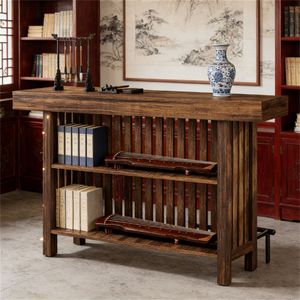 โต๊ะบาร์บ้านสไตล์โมเดิร์น ใช้ได้สองแบบ ทั้งโต๊ะรับประทานอาหารและโต๊ะกาแฟ พร้อมพื้นที่จัดเก็บ - Product Image 3