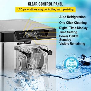 1400W commerciale schermo a LED gelatiera 20/5. Timer di spegnimento automatico 3 Gph Hard service per uno per ristoranti - Product Image 5