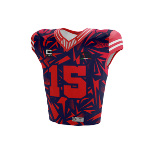 Maillot de football américain à sublimation complète OEM, maillots de l'équipe, maillots de football personnalisés respirants avec coutures renforcées - Product Image 4