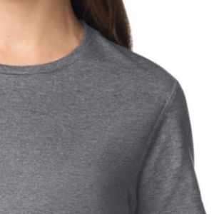 Camiseta de Algodón Cómoda para Mujer, Manga Corta, Cuello Redondo, Informal, Básica, Suave, Transpirable, Ropa de Moda para Uso Diario - Product Image 5