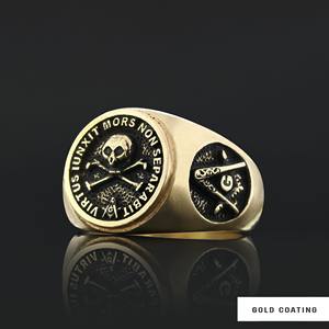 แหวนเมสัน BOJ รุ่น 020 แบบกำหนดเองได้ สำหรับทั้งชายและหญิง แหวนตราประทับฟรีเมสันส่วนบุคคล แหวนตราประทับมาสเตอร์เมสันเท็กซัส สไตล์ฮิปฮอป สีเงิน ราคาประหยัด - Product Image 5
