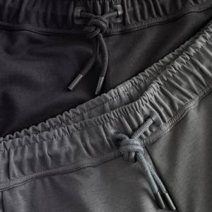 Joggers à revers Athleisure pour hommes Joggers à revers Athleisure noirs/ardoise pour hommes - Product Image 3