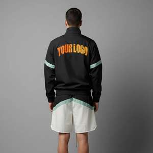 Conjunto de Verano de Alta Calidad al por Mayor para Hombre, Chaqueta Cortavientos y Pantalones Cortos de Algodón, Ropa Casual Deportiva para Hombre a Bajo Precio - Product Image 2