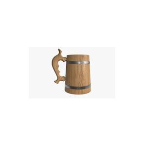 Tasse en bois à prix abordable, tasse viking de luxe moderne en bois et acier inoxydable avec poignée, tasse en bois pour sublimation pour la cuisine et la table - Product Image 3