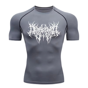<b>Men</b> Rash Guard <b>Men</b> Running Sport T <b>Shirt</b> <b>Men</b> <b>Compression</b> Fitness Tops Tee Quick Dry Tight Training Gym Skin Irritation in Water - Product Image 5
