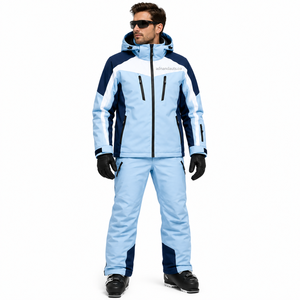 Custom Men’s <b>Ski</b> Suit Waterproof Windproof Insulated Snowboard <b>Ski</b> <b>Jacket</b> and Bib Pants Winter Sportswear OEM ODM Wholesale - Product Image 1
