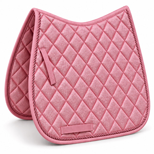 Vente en gros de tapis de selle pour chevaux, équestres, carrés, matelassés en coton, pour l'équitation anglaise, tout usage - Product Image 2