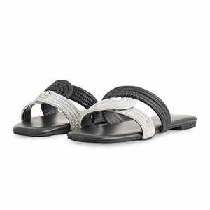 Sandalias negras de tacón elegante FN7927 - Product Image 3