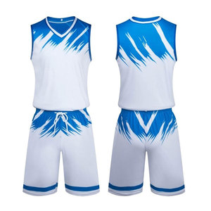 Ensemble de maillots de sport respirants et à séchage rapide personnalisés, uniforme de basket-ball professionnel, impression par sublimation - Product Image 4