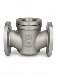 ตัวกรองแบบมีหน้าแปลนสแตนเลส DN50 PN16 CF8 ผลิตด้วยวิธีการหล่อแบบอินเวสเทจคาสติ้ง ชิ้นส่วนวาล์วอุตสาหกรรม ชิ้นส่วนโลหะจากโรงหล่อ - Product Image 1
