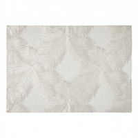 Ensemble de 4 sets de table imprimés Botanica de Mode Living, motif végétal, en mélange de lin et de viscose, lavables, accessoires de table modernes