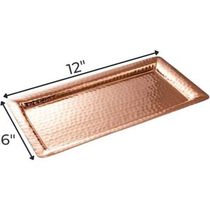 Indian Product Copper Tray Hot Sale Handmade Product Top Seller Home <b>Kitchen</b> Food Storage Tray 100% Best Quality - Product Image 2