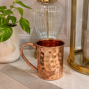 Taza Moscow Mule de Cobre Sólido Hecha a Mano con Acabado Martillado, Utensilios de Bar, Artículos de Cocina, Proveedor Mayorista, Fabricante para Hoteles y Hogares - Product Image 3